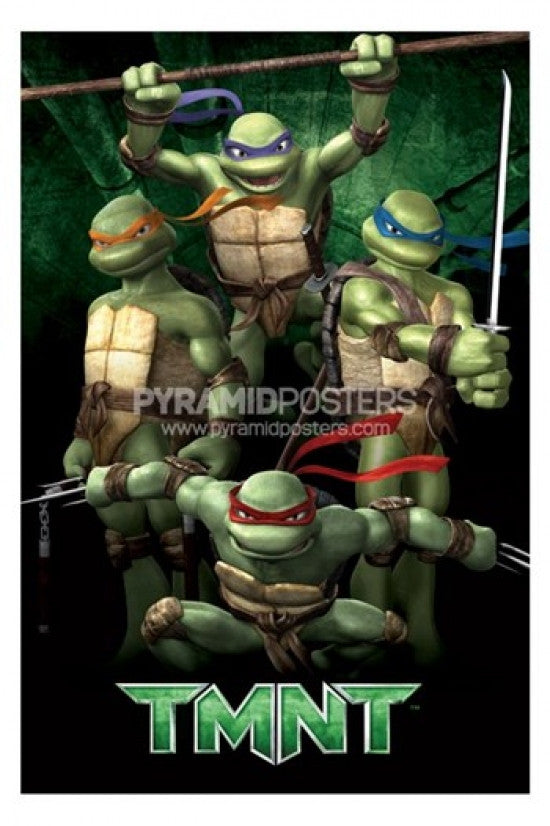 TMNT Turtles Rolled Poster Print - 24x36