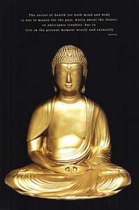 Buddha - The Secret of Health Poster Print (22x34)