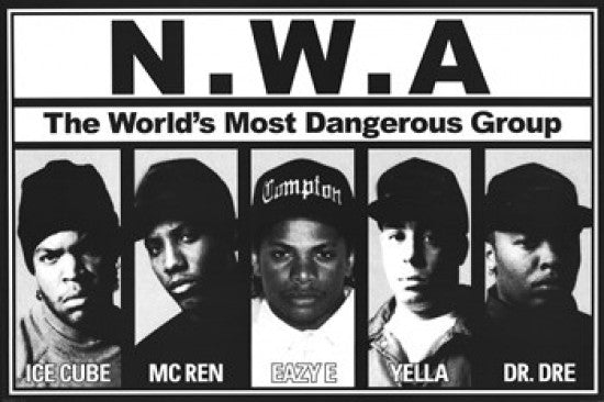 N.W.A. Dangerous Poster Print - 36x24 Rolled Art