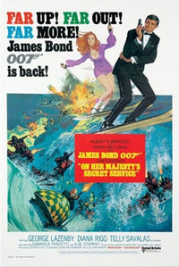 James Bond On Her Majesty's Secret Service Poster Print