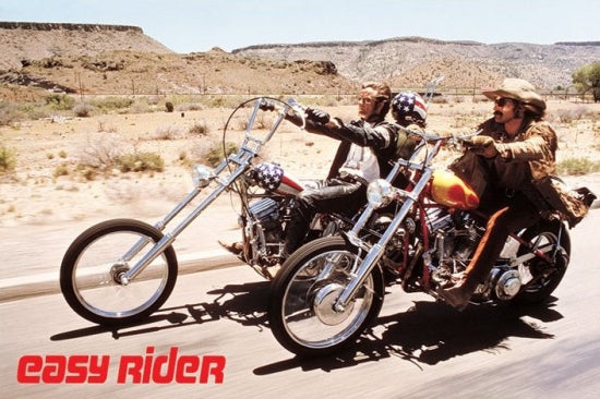 Easy Rider Bikes Poster - Iconic Motorcycle Art Print