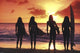 Surf Babes Rolled Poster Print - 36x24