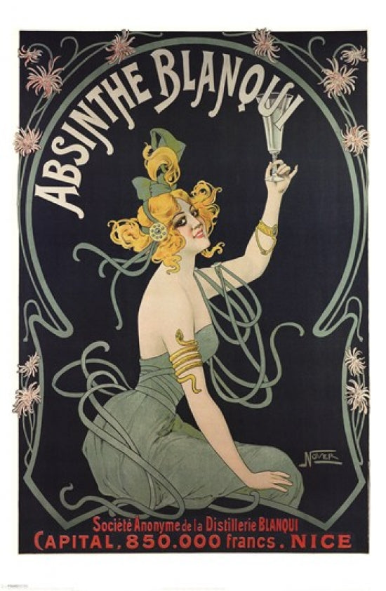 Absinthe Blanqui Nover Poster - Elegant wall art print