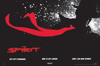 The Spirit Black Poster showcasing modern artistry and design.