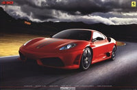 Ferrari 430 Scuderia Poster showcasing a vibrant sports car design