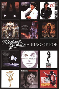 Michael Jackson Album Covers Rolled Poster Print - 24x36
