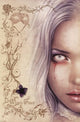 Blood Tears poster print artwork by Victoria Frances, gothic art decor.