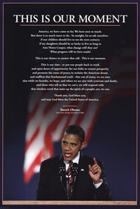 Obama - Moment Rolled Poster Print