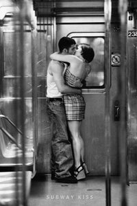 Subway Kiss Rolled Poster Print - 22x34