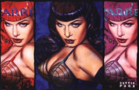 Bettie Page - Colors Rolled Poster Print 34x22