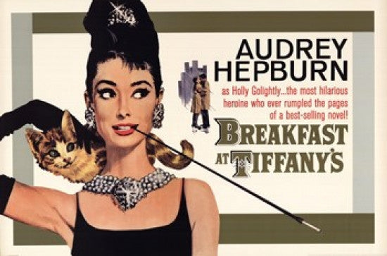 Audrey Hepburn Breakfast at Tiffany's Poster Print - 34x22