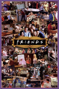 Friends Collage Poster Print - 24x36 Rolled Poster