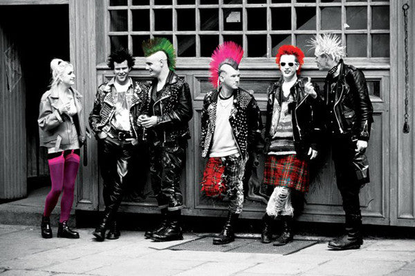 Punk Colors Rolled Poster Print - 34x22