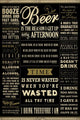 Inspirational Drinking Quotes Poster 36x24 - Fun Wall Art
