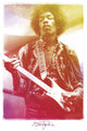 Jimi Hendrix Legendary Poster Print - 34x22 Rolled Poster