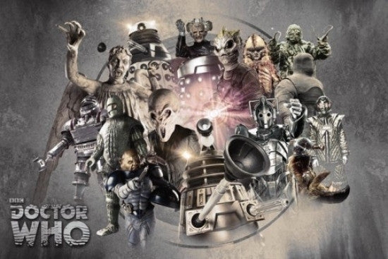 Doctor Who - Enemies Rolled Poster Print - 34x22