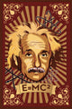 Albert Einstein E=MC2 Poster Print - Rolled Artwork