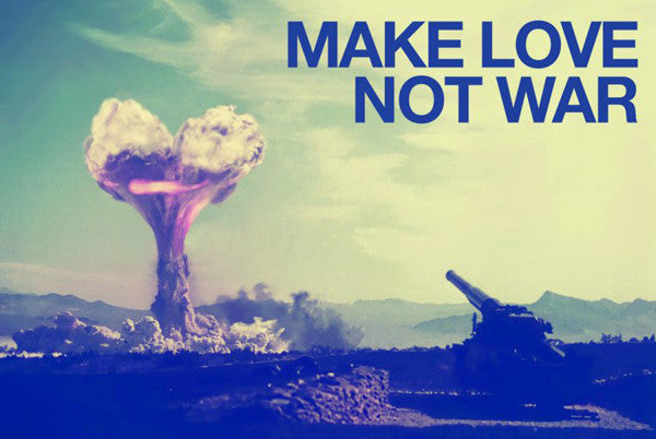 Make Love, Not War Poster Print - 34x22 Rolled Poster