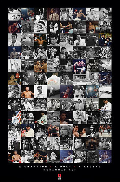 Muhammad Ali Montage Poster Print - 22x34 Rolled Poster