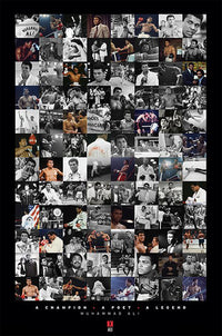 Muhammad Ali Montage Poster Print - 22x34 Rolled Poster