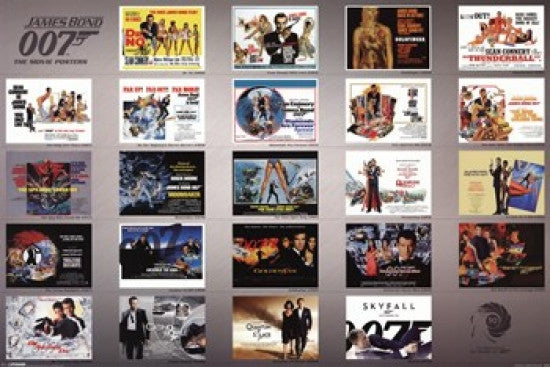 James Bond - 23 Movie Poster Print (36x24) | Posterazzi