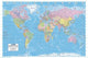 World Map Poster Print - 36x24 Rolled Wall Art