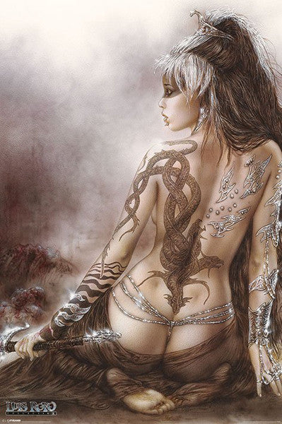 Subversive Beauty Rolled Poster Print by Luis Royo