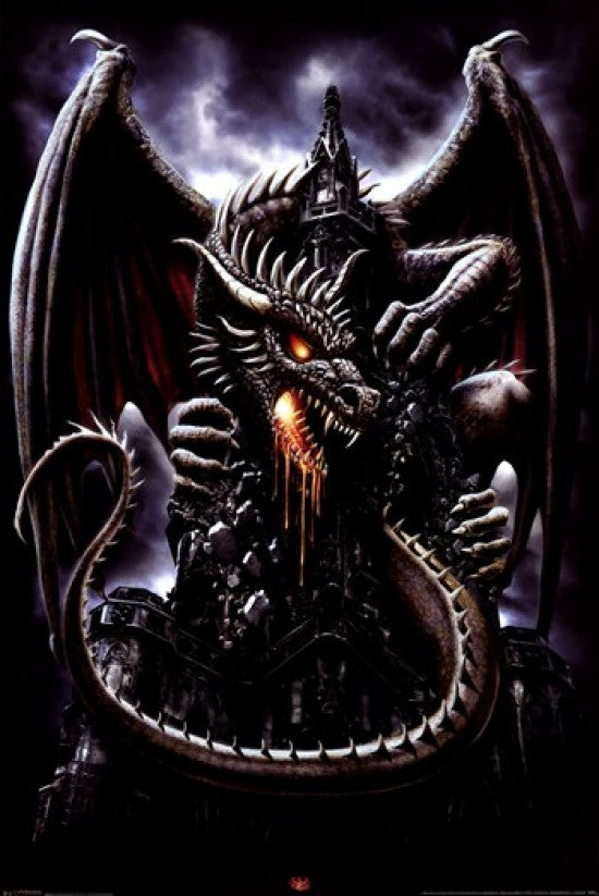 Spiral - Dragon Lava Rolled Poster Print - 24x36