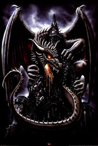 Spiral - Dragon Lava Rolled Poster Print - 24x36