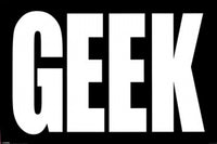 Vibrant Geek Poster 36x24 for nerd culture lovers.