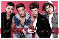 Union J Pink Poster Print - 22x34 Rolled Poster