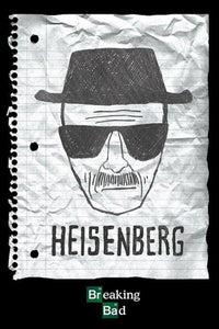 Breaking Bad Heisenberg Sketch Poster Print 24x36
