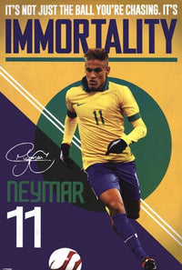 Neymar Immortality Poster Print - Rolled 22x34