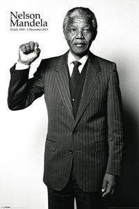 Nelson Mandela Salute Poster Print - 22x34 Rolled Poster