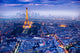 View Over Paris Poster showcasing a stunning cityscape of Paris.