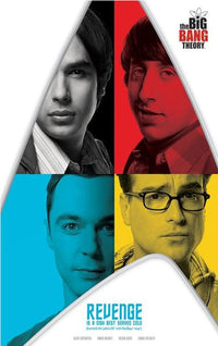 The Big Bang Theory Revenge Poster Print showcasing humor and charm.