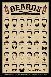 Beard - The Art of Manliness Rolled Poster Print