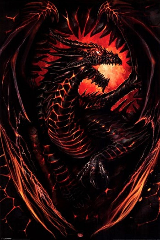 Spiral - Dragon Furnace Poster Print - 24x36