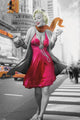Marilyn Monroe - New York Walk Poster Print 24x36