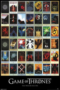 Game of Thrones Episodes Poster Print - 22x34