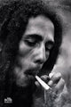Bob Marley Smoke Poster featuring vibrant reggae art.