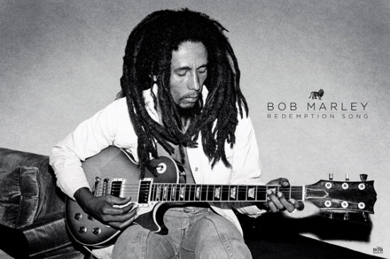 Bob Marley Redemption Song Poster 36x24 - Inspirational Music Art