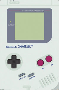 Nintendo Game Boy Poster Print - Vintage Gaming Art