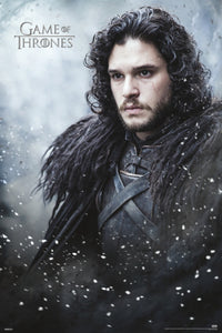 Game of Thrones Jon Snow Poster Print - 24x36 Rolled Art