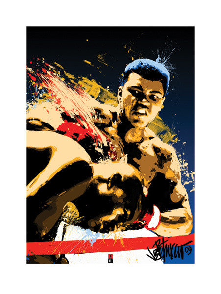 Muhammad Ali Sting Poster Print by Joe Petruccio - 22x34