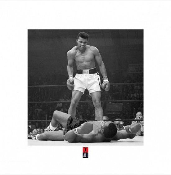 Muhammad Ali vs. Sonny Liston Rolled Poster Print