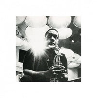 John Coltrane Black & White Poster Print - 16x16