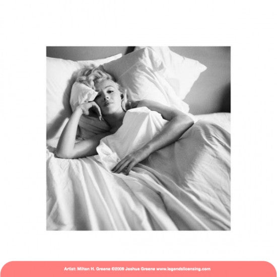 Marilyn Monroe - Bed Poster Print - 16x16 Rolled Poster