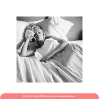 Marilyn Monroe - Bed Poster Print - 16x16 Rolled Poster