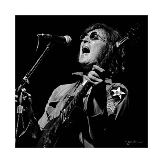 John Lennon Concert Poster - Square Art Print